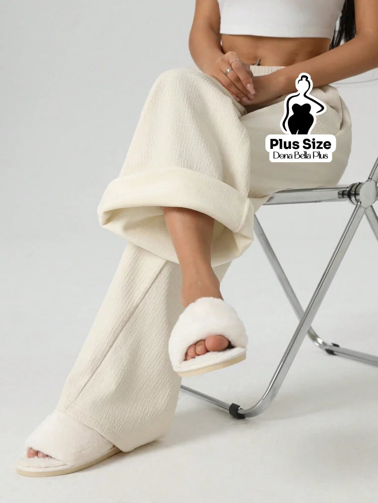 Calça Forrada Térmica com Cintura de Elástico Calça Forrada Térmica com Cintura de Elástico