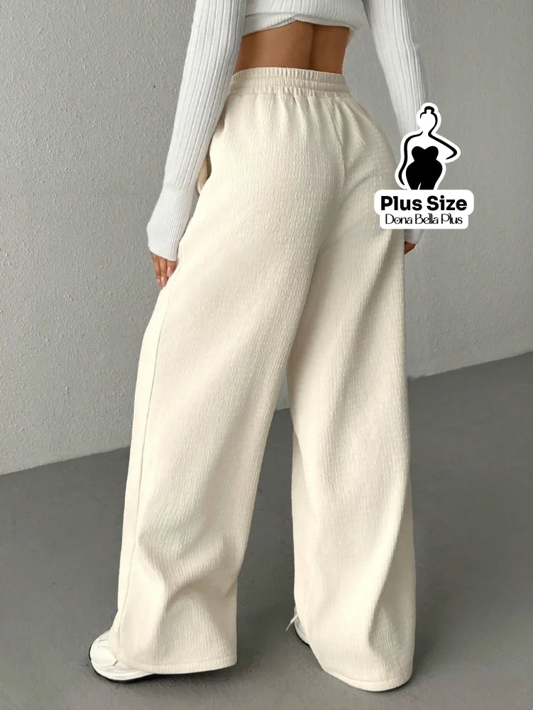 Calça Forrada Térmica com Cintura de Elástico Calça Forrada Térmica com Cintura de Elástico