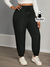 Calça Jogger Básica com Cós Ajustável e Punhos Preto / G Calça Jogger Básica com Cós Ajustável e Punhos