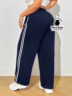 Calça Jogger Esportiva com Listras Laterais Calça Jogger Esportiva com Listras Laterais