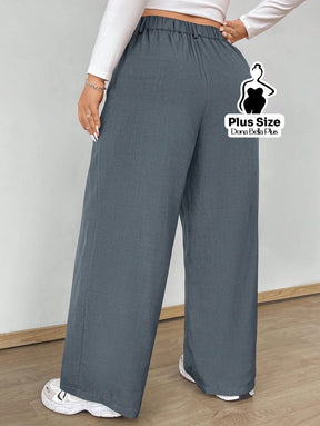 Calça Pantalona Alfaiatada com Pregas Frontais Calça Pantalona Alfaiatada com Pregas Frontais