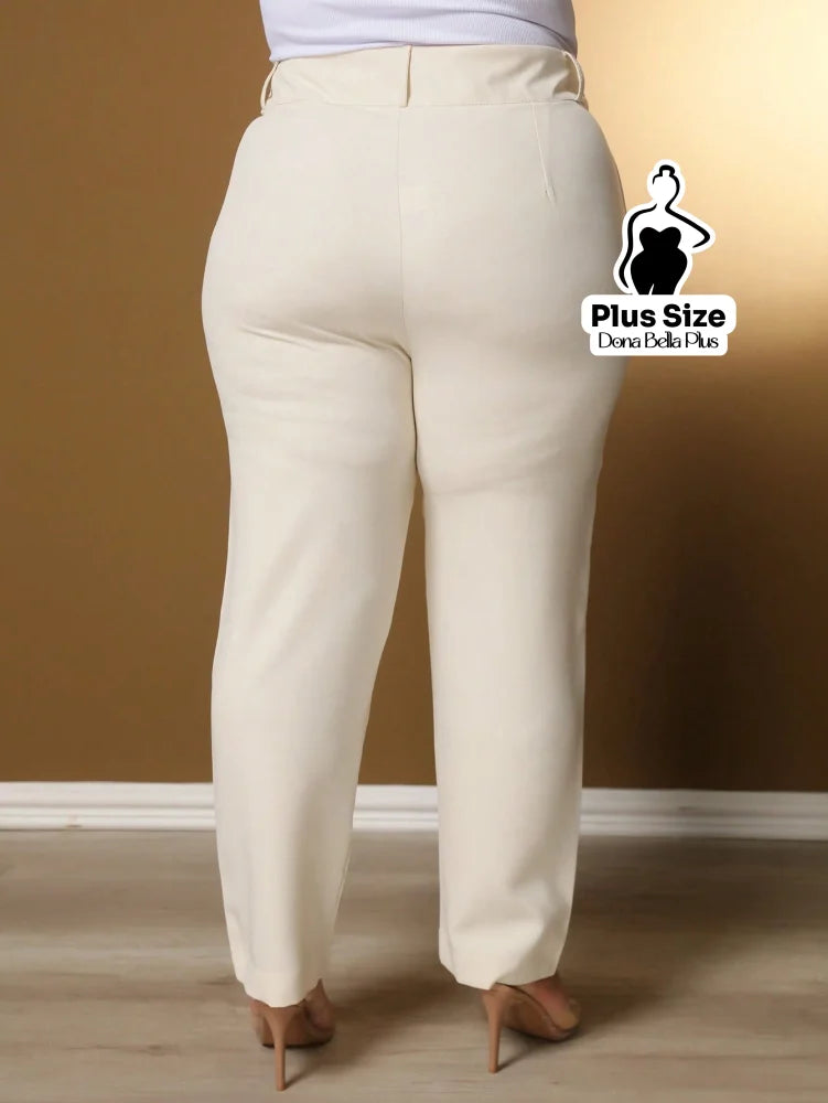 Calça Skinny com Cintura Alta e Bolsos Frontais Calça Skinny com Cintura Alta e Bolsos Frontais