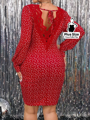 Vestido Brilhante com Renda e Amarração nas Costas Vestido Brilhante com Renda e Amarração nas Costas